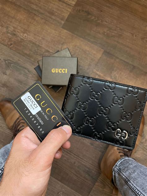 porte feuille homme gucci|portefeuille Gucci homme luxe.